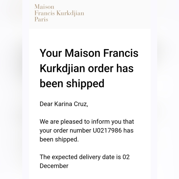 FIRM PRICE Maison Francis Kurkdijan baccarat rouge 540 body oil ❤️ - Picture 2 of 3